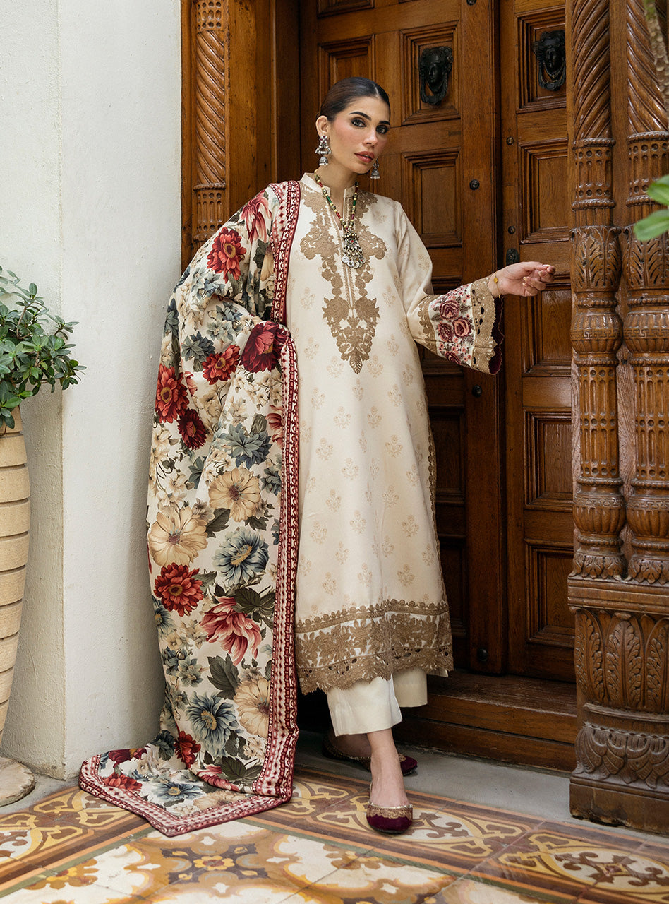 Zainab Chottani Printed Embroidered Lawn 3PC Unstitched Memon Clothes